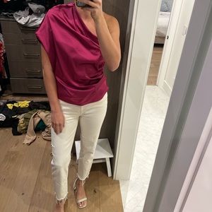 DO+BE london drape top pink! Size medium